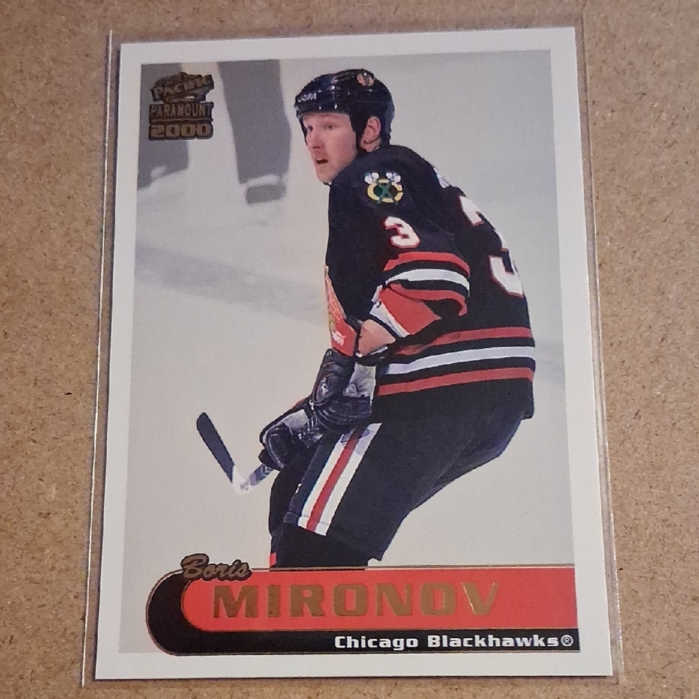 Boris Mironov Chicago Blackhawks Hockey Card